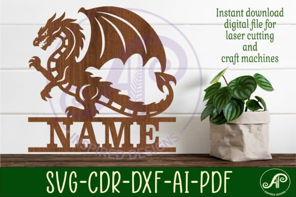 Download Detailed Dragon Name Sign Svg Laser Cut - Dragon name sign svg Collection