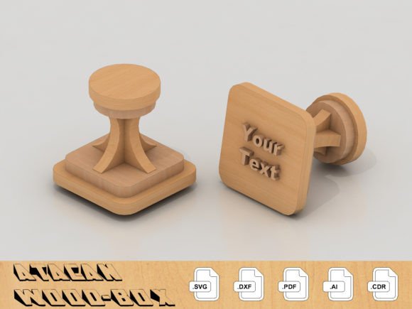 Download Stamp Handle Plan, Laser Cut SVG Files - Svg files Collection