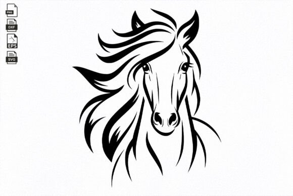Download Horse SVG , Hand Drawn Horse Head , Farm - Horse svg Collection
