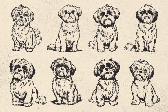 Download Shih Tzu Svg, Dog SVG File for Cricut - Dog svg file Collection
