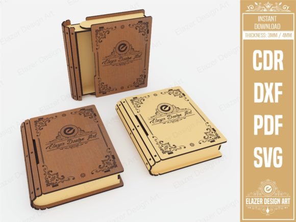 Download Slider Book Box Laser Cut Svg Files - Svg files Collection